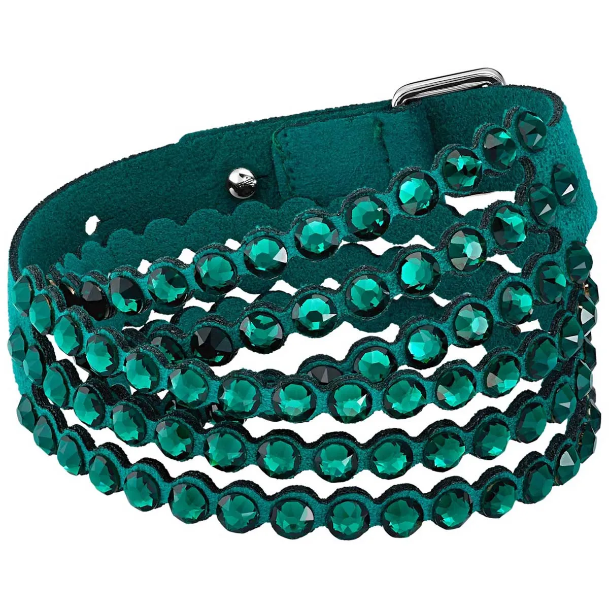 Swarovski Power Collection POWER SLAKE Bracelet, Green, Medium -5511700