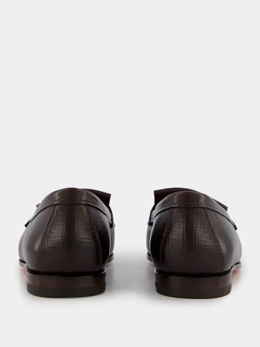 Tassel Detail Leather Loafers