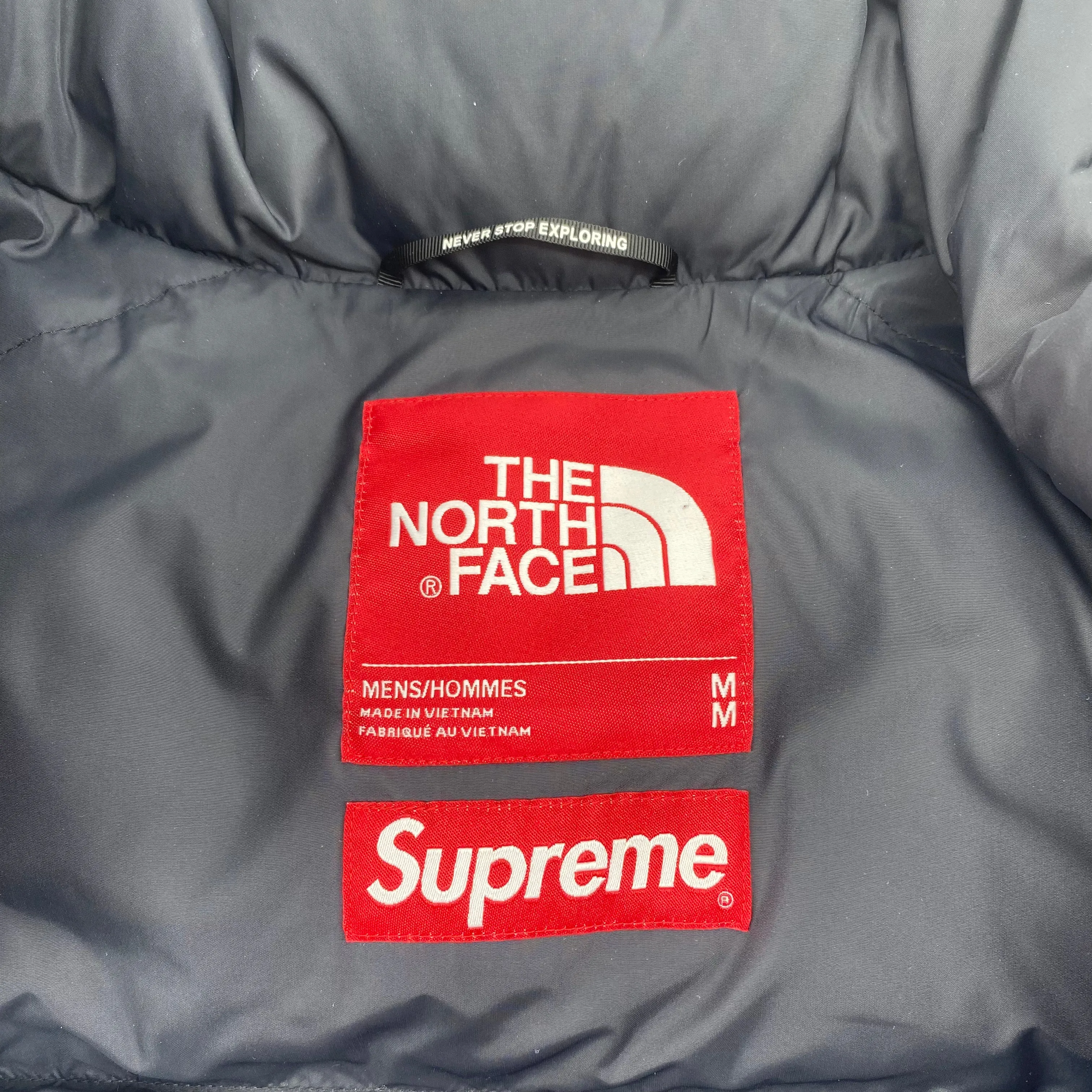 The north face & supreme studded Nuptse vest