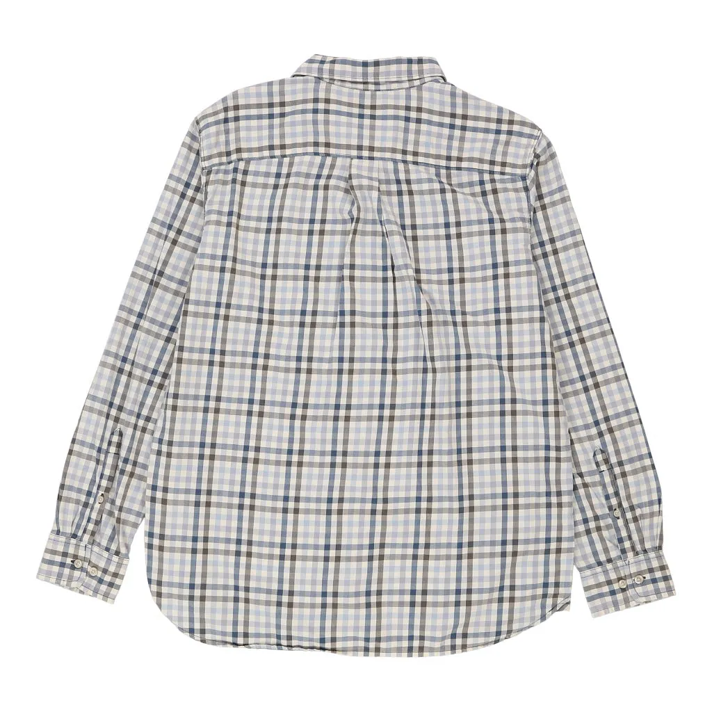 The North Face Checked Shirt - Large White Cotton