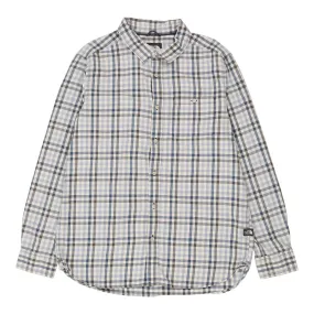 The North Face Checked Shirt - Large White Cotton