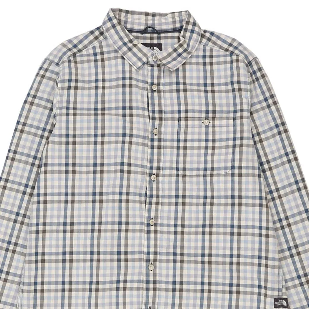 The North Face Checked Shirt - Large White Cotton