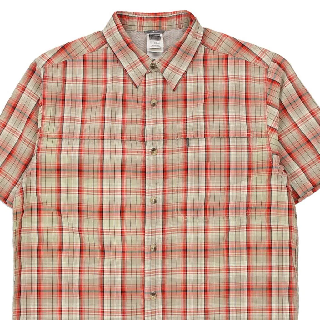 The North Face Checked Short Sleeve Shirt - Medium Multicoloured Polyester Blend