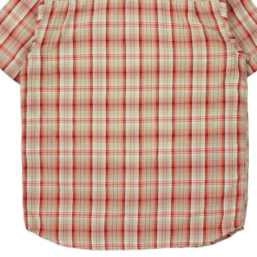 The North Face Checked Short Sleeve Shirt - Medium Multicoloured Polyester Blend