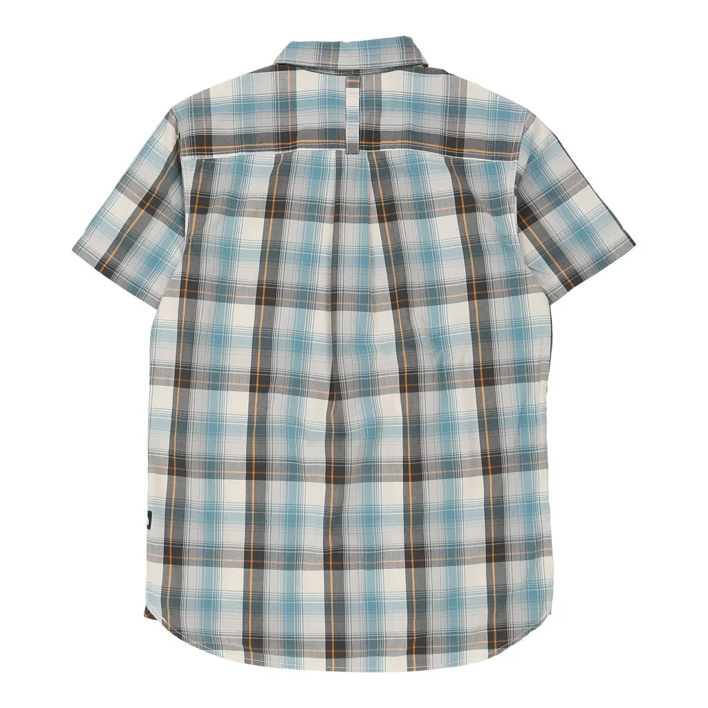 The North Face Checked Short Sleeve Shirt - Small White Cotton