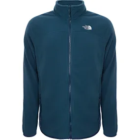 The North Face Mens 100 Glacier Full Zip Fleece in Navy