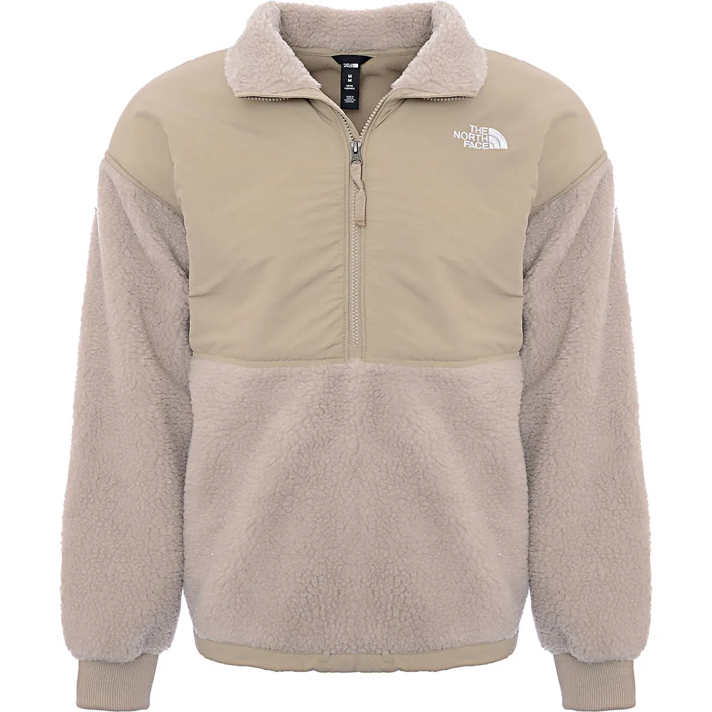 The North Face Men's Beige Platte Sherpa 1/4 Fleece