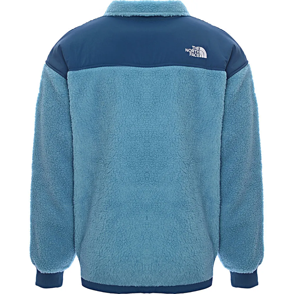 The North Face Men's Blue Platte Sherpa 1/4 Fleece