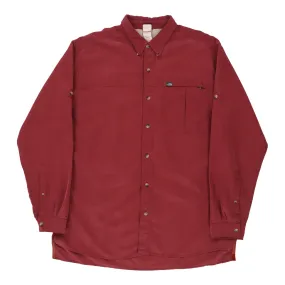 The North Face Shirt - XL Burgundy Cotton