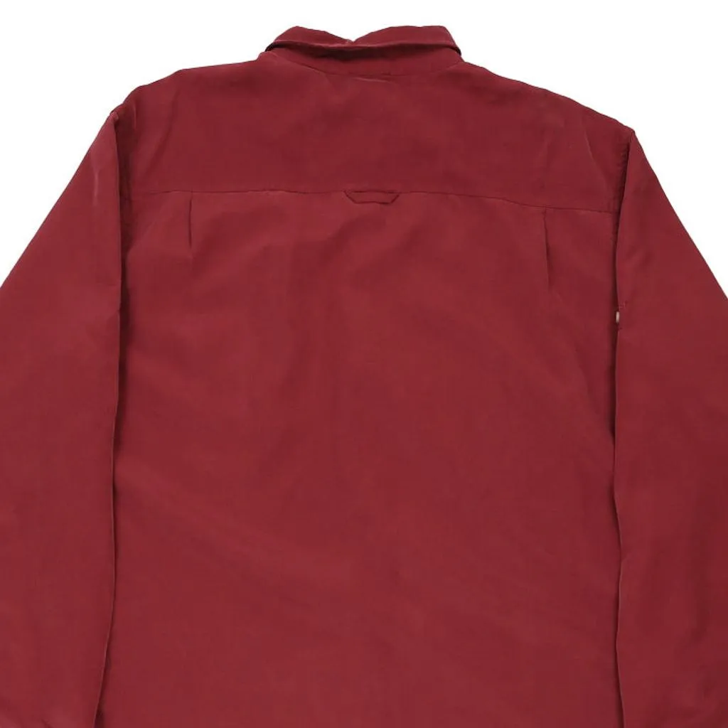 The North Face Shirt - XL Burgundy Cotton