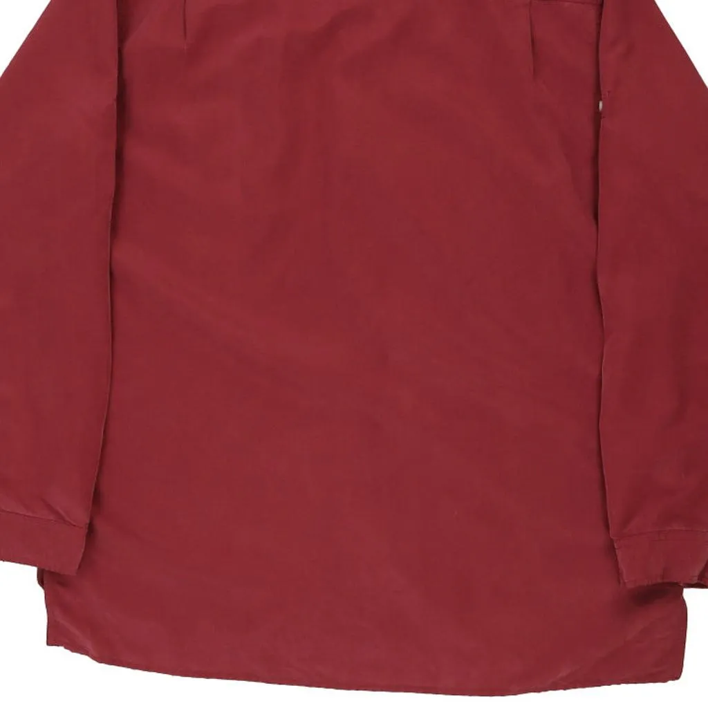 The North Face Shirt - XL Burgundy Cotton