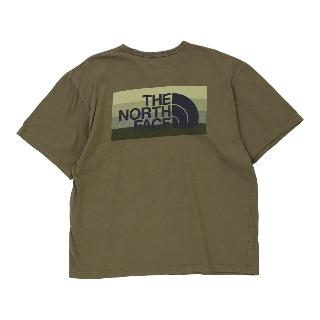 The North Face Spellout T-Shirt - Medium Brown Cotton