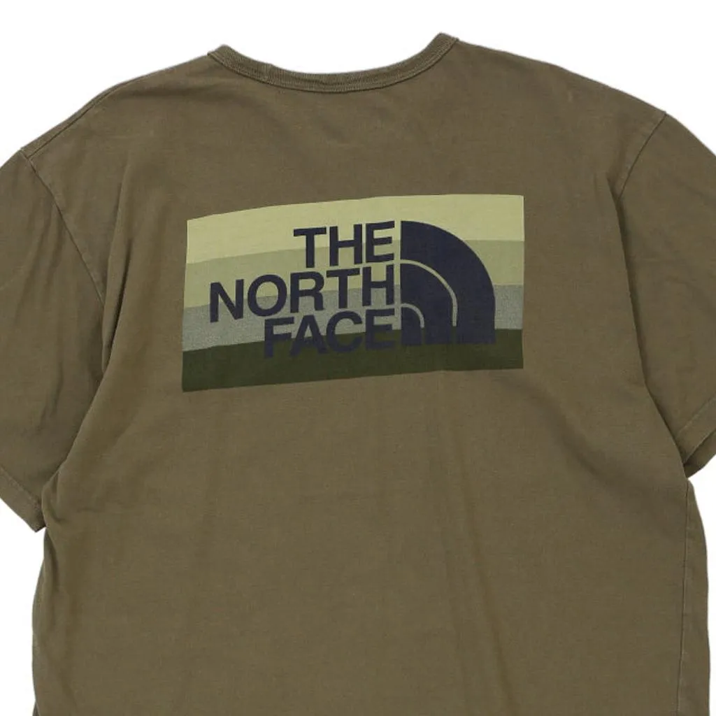 The North Face Spellout T-Shirt - Medium Brown Cotton