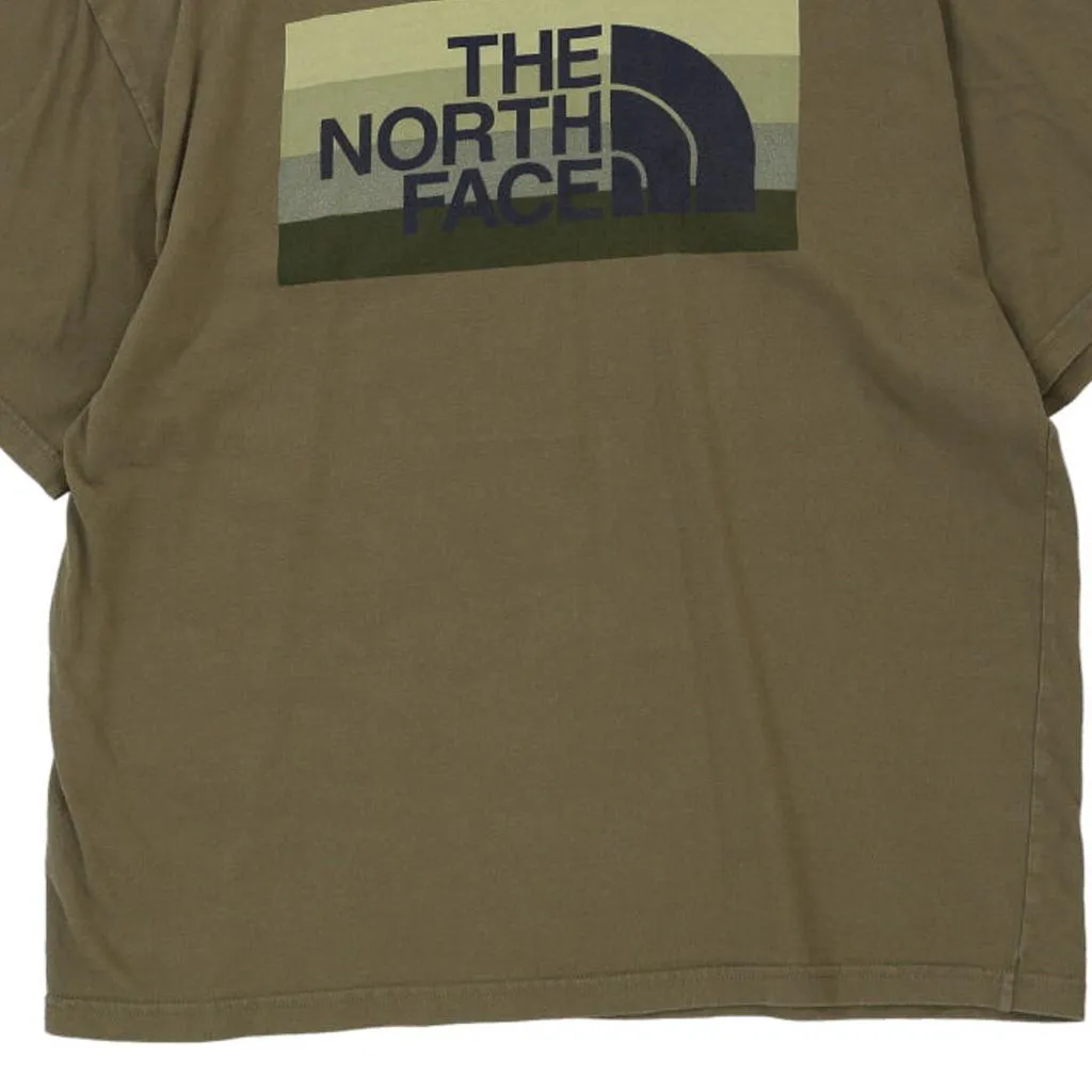 The North Face Spellout T-Shirt - Medium Brown Cotton