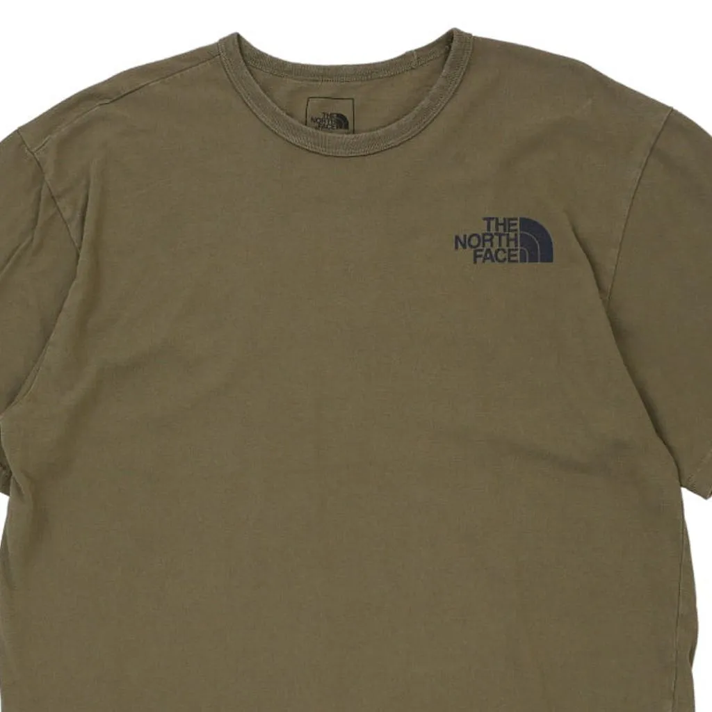 The North Face Spellout T-Shirt - Medium Brown Cotton