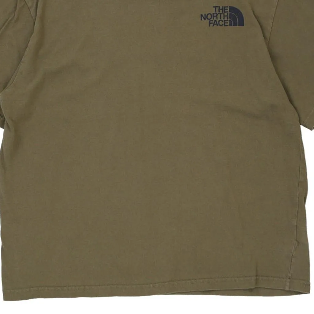 The North Face Spellout T-Shirt - Medium Brown Cotton