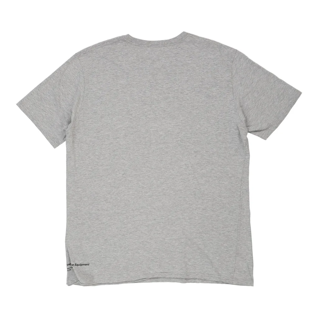 The North Face Spellout T-Shirt - XL Grey Cotton