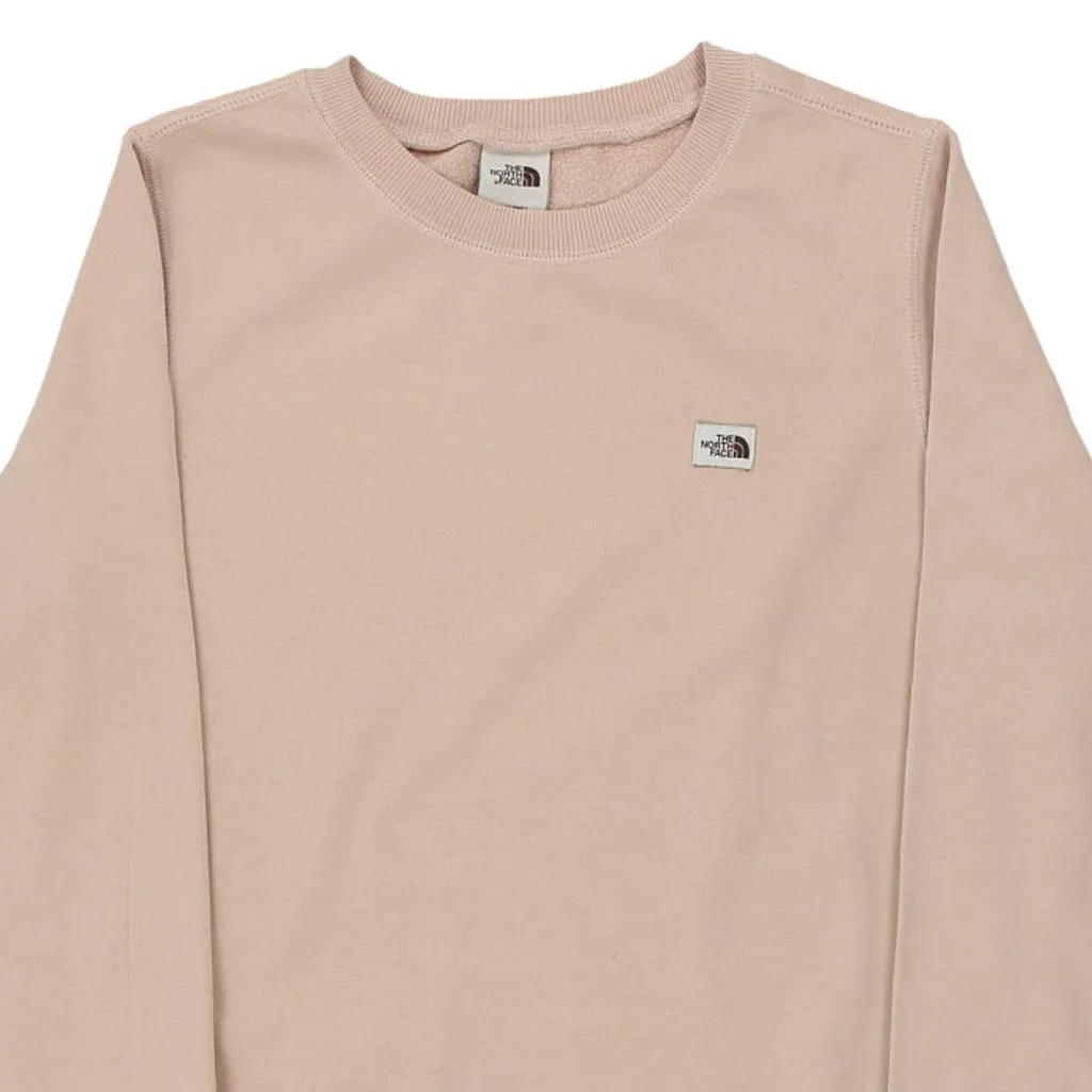 The North Face Sweatshirt - Medium Pink Cotton