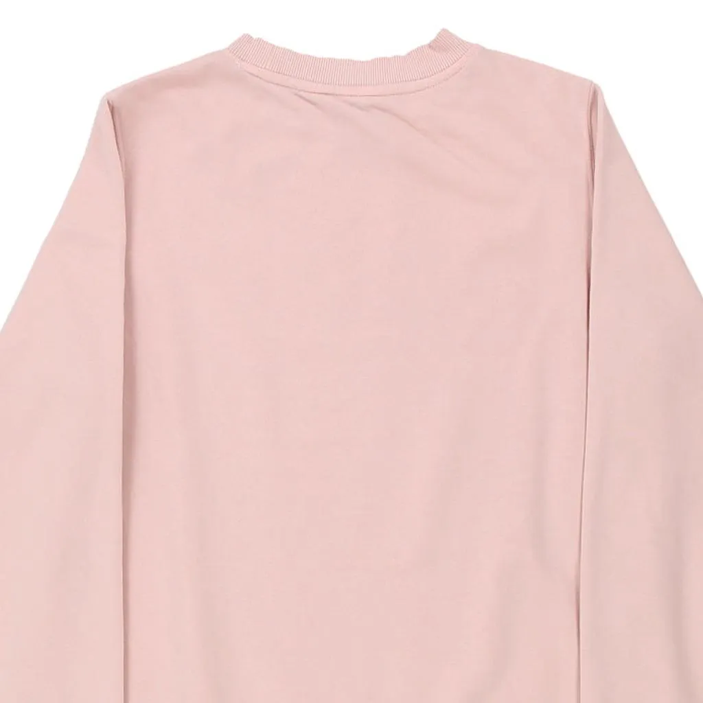 The North Face Sweatshirt - Small Pink Cotton Blend