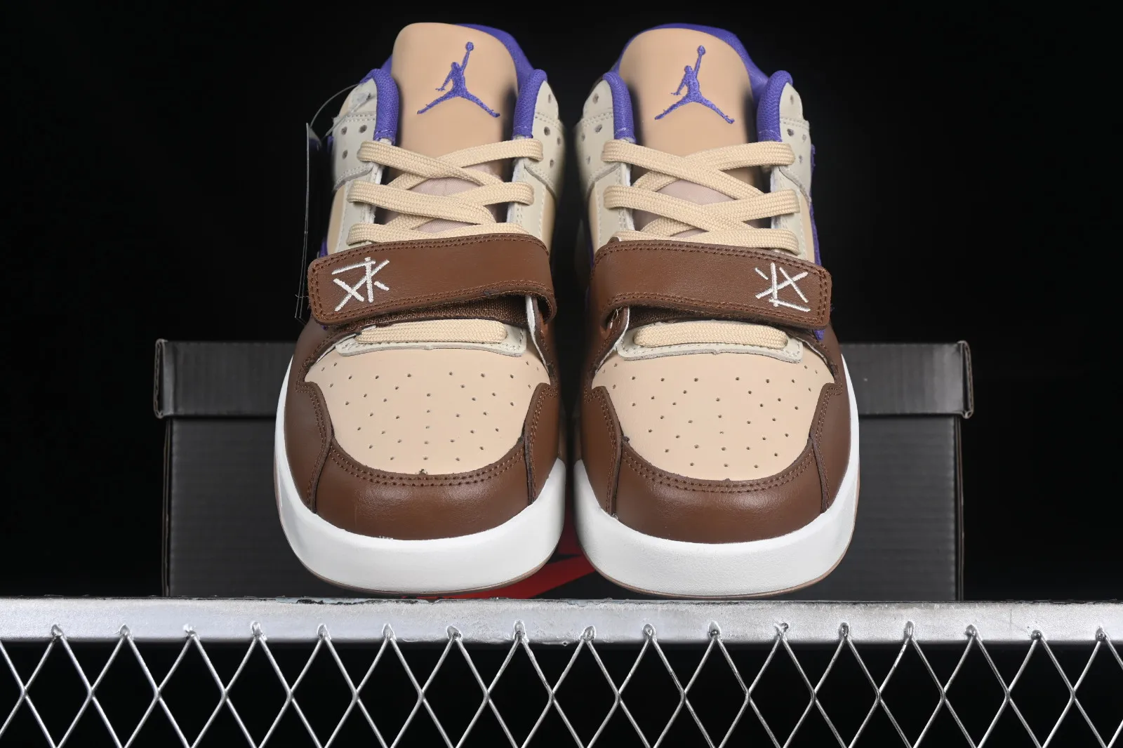 Travis Scott x Air Jordan Cut The Check Brown Purple FZ8117-900