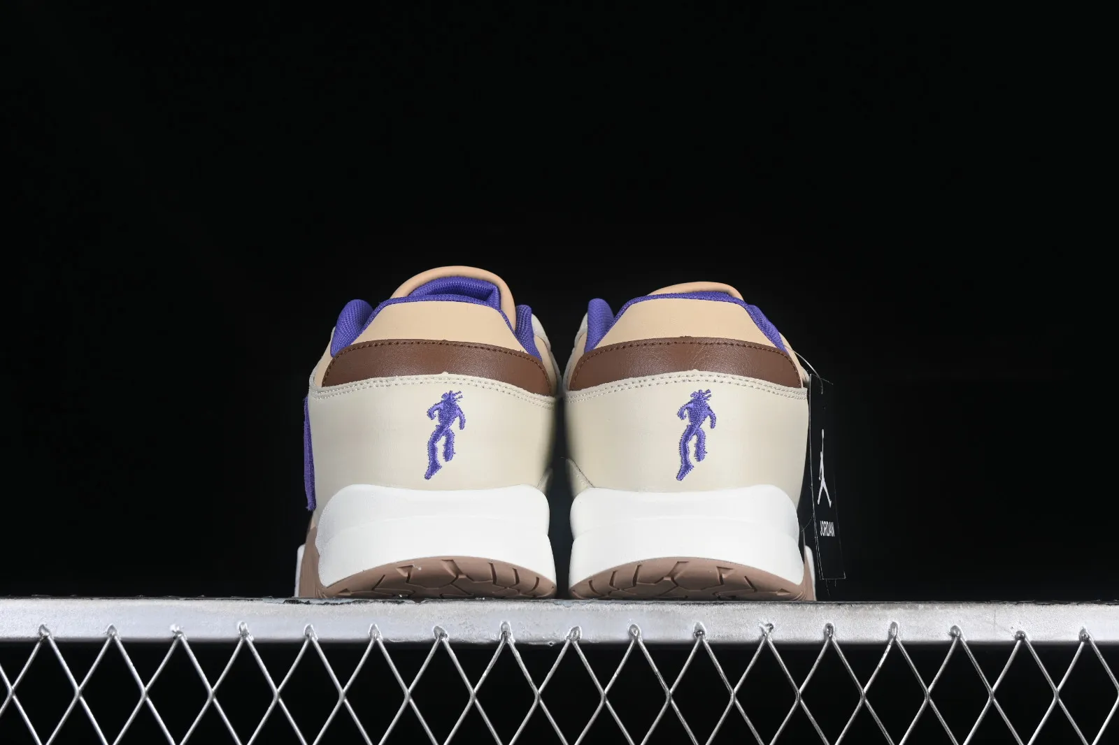 Travis Scott x Air Jordan Cut The Check Brown Purple FZ8117-900