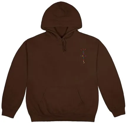 Travis Scott x McDonald's Cj Smile Hoodie Brown