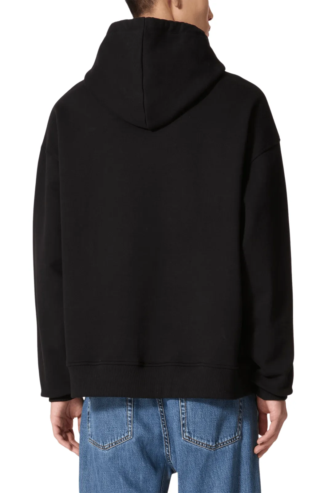 Valentino Garavani V Logo cotton Black hoodie