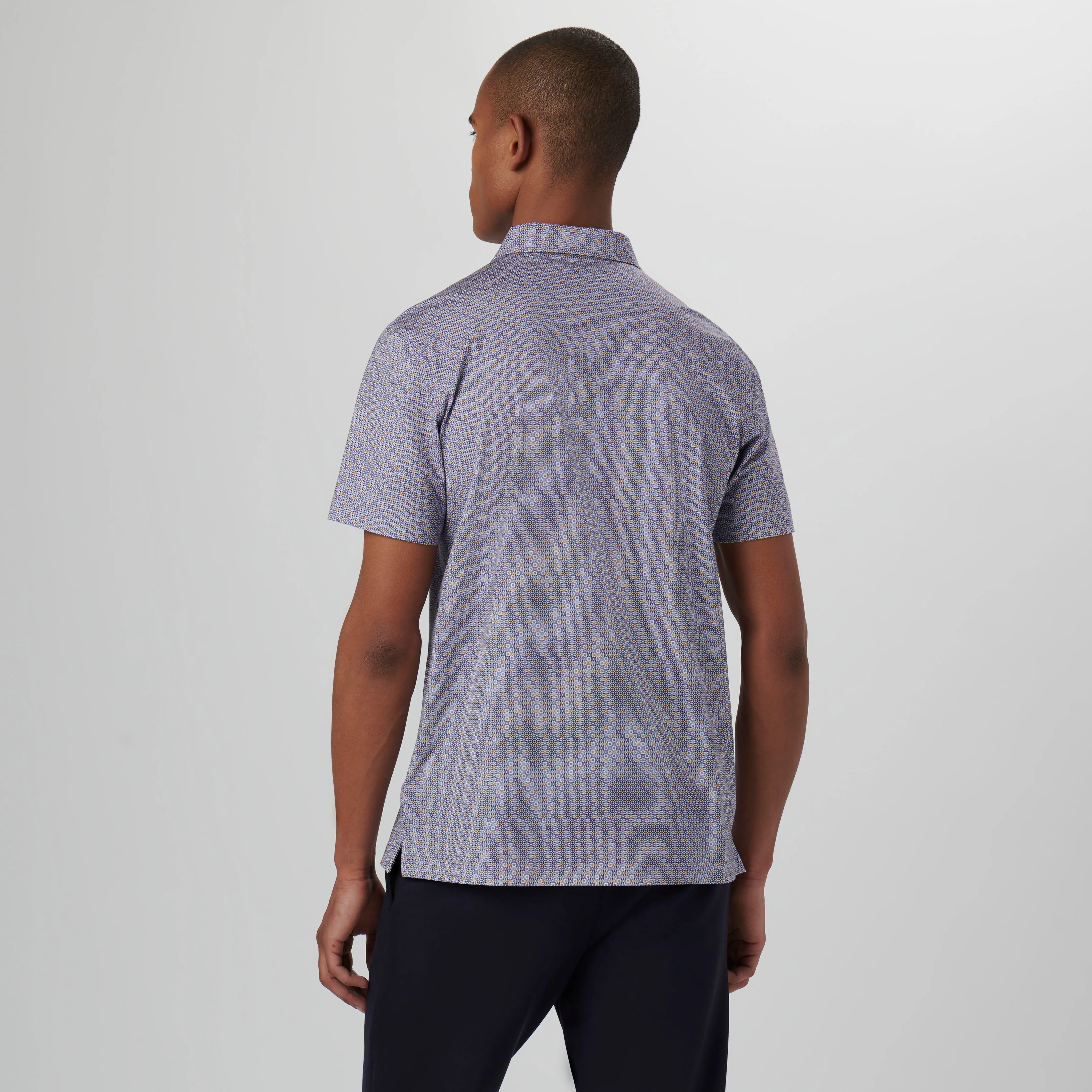 Victor Mosaic Print OoohCotton Polo