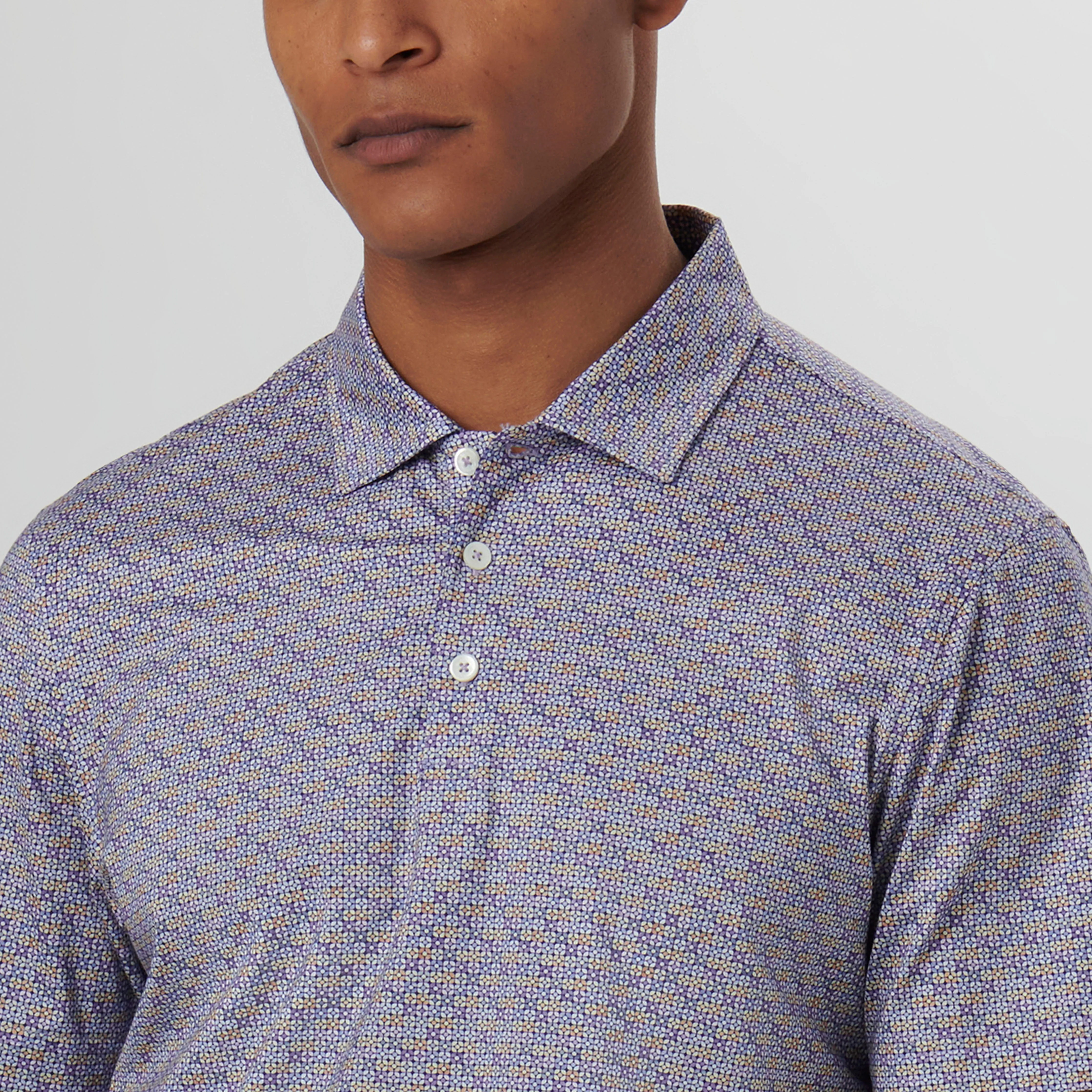 Victor Mosaic Print OoohCotton Polo