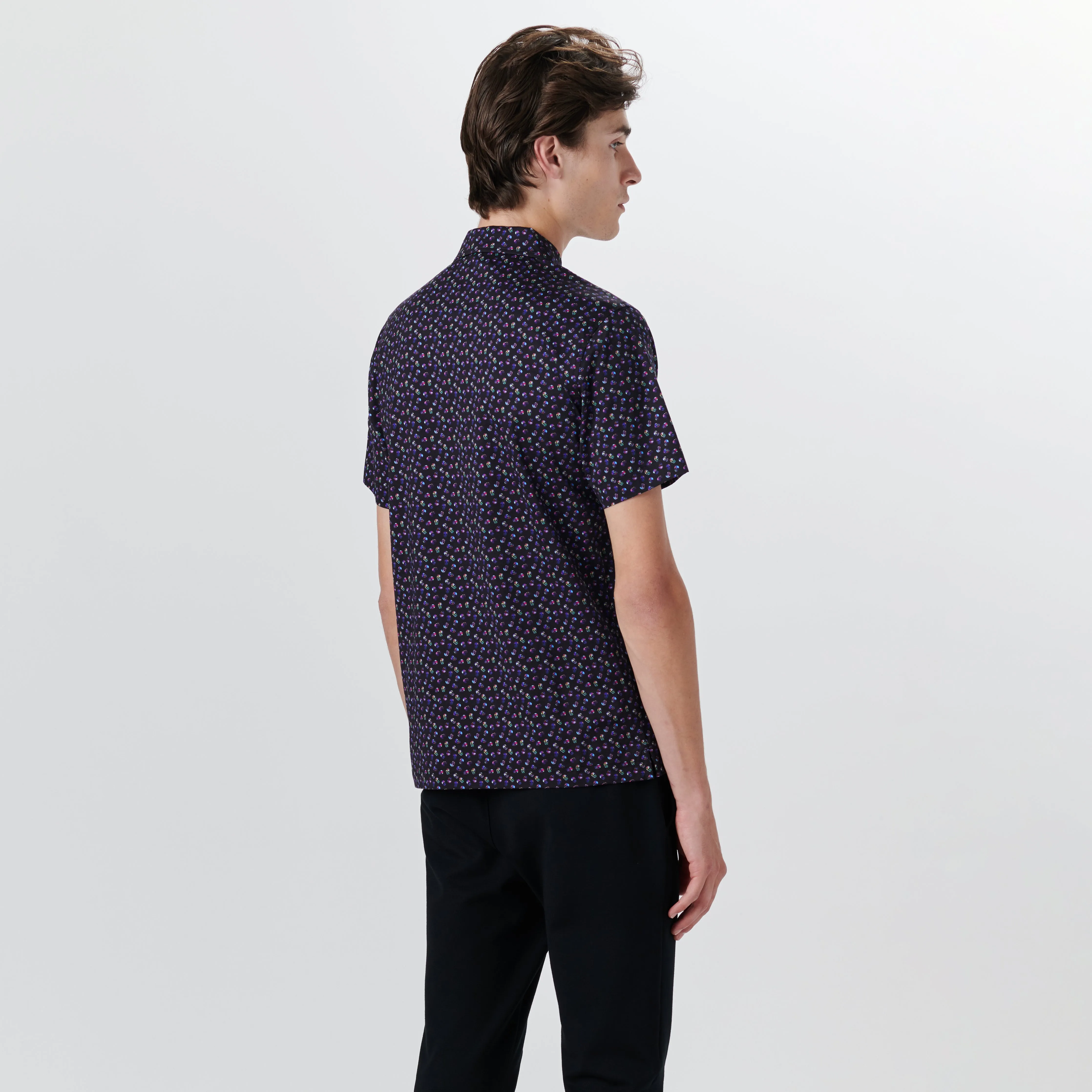 VICTOR Skull Print OoohCotton Polo